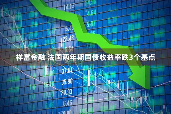 祥富金融 法国两年期国债收益率跌3个基点